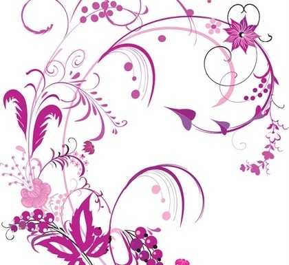 Free Flyer Vector on Free Vector Vector Floral Free Floral Vector Graphic