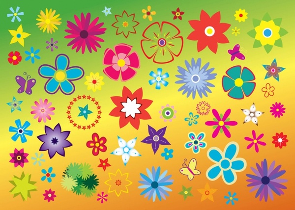 free flower clip art vector - photo #6