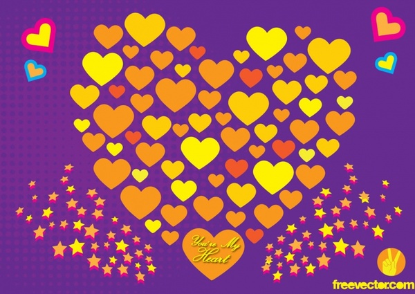 Free Love Vector Art