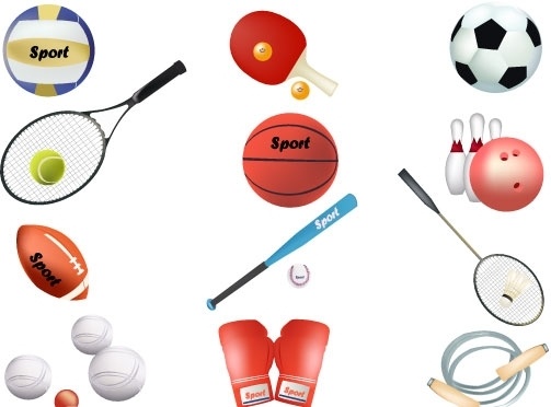 free clipart of sports equipment - photo #44