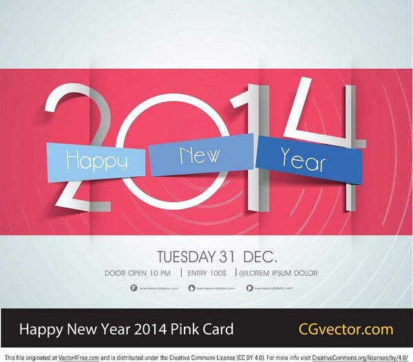 happy new year 2014 banner clip art - photo #42