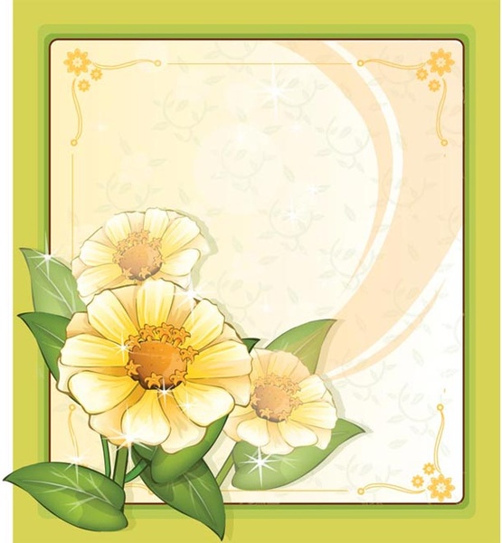Free vector yellow flower template Free vector in Encapsulated ...