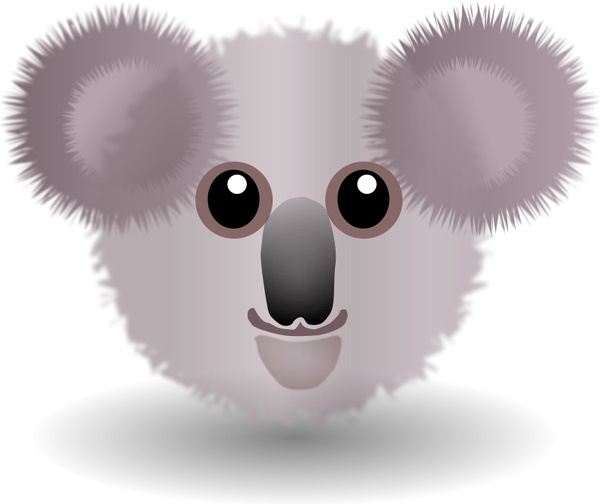 koala face clipart - photo #42
