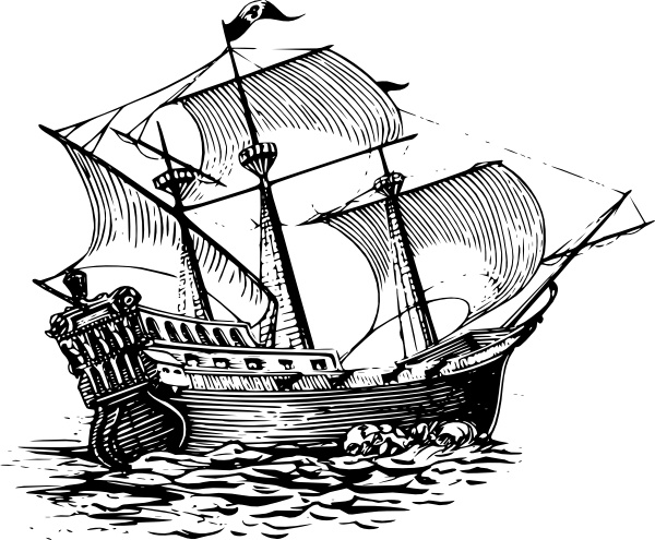 clip art pirate ship free - photo #46