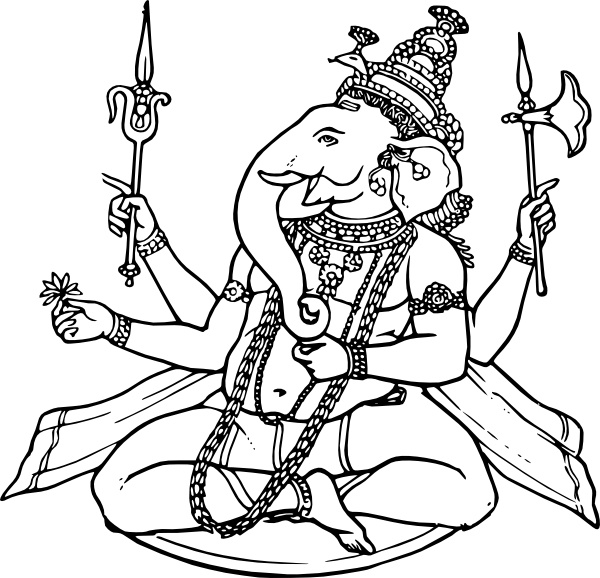 clip art free. Ganesh clip art. Preview