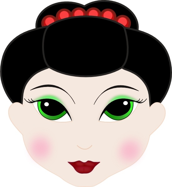 geisha girl clipart - photo #28