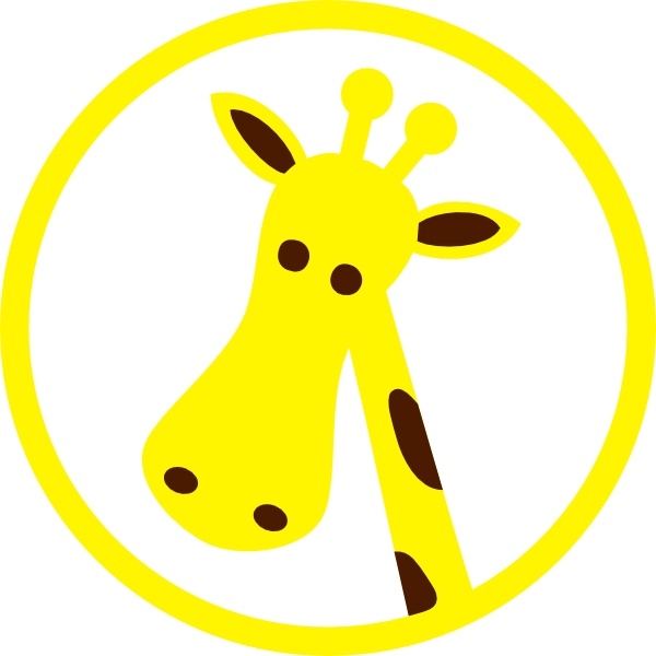 yellow giraffe clipart - photo #44
