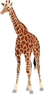 Free vector Vector clip art Giraffe clip art. File size: 0.12 MB