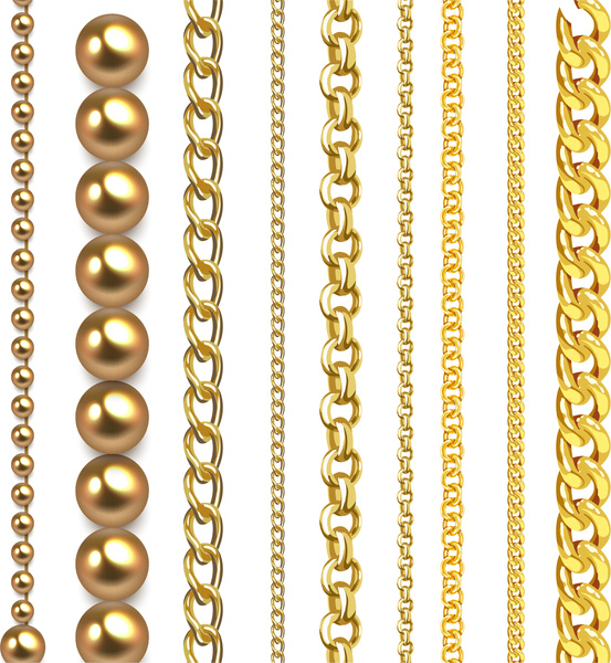 A gold chain free vector download (83,762 Free vector) for commercial