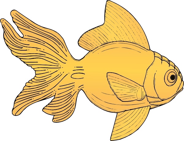 clipart fish and chips. Golden Fish clip art. Preview