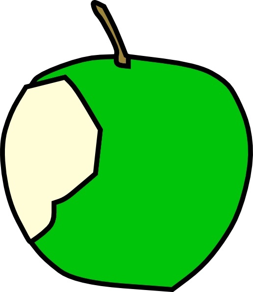 clipart of green apple - photo #27