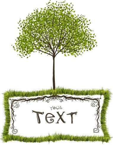 Free Download Vector Graphic on Trees Vector Text Box Vector Misc   Free Vector For Free Download