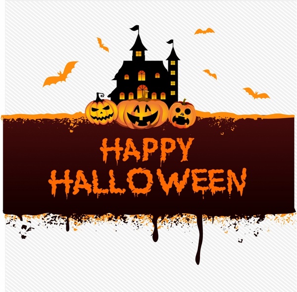 Halloween Banner Free vector in Adobe Illustrator ai ( .AI