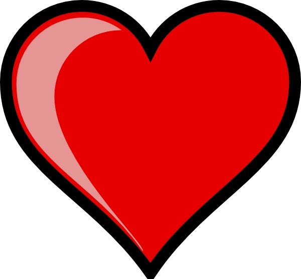 clipart valentine heart outline - photo #13