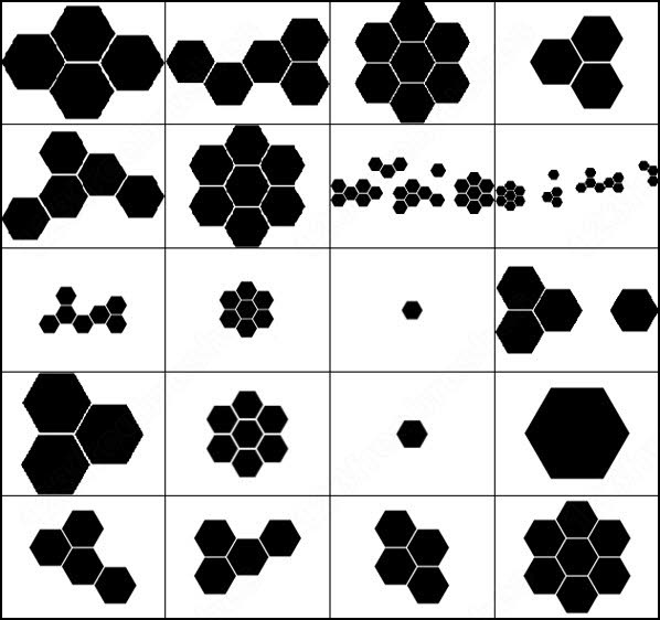 hexagon shape photoshop free download