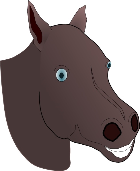 free clip art of horse head - photo #25