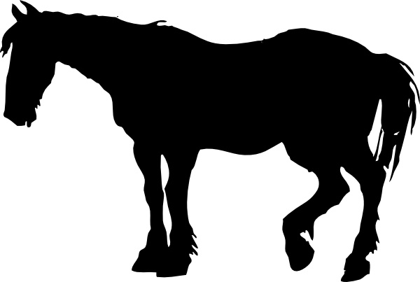 clipart horse silhouette - photo #47