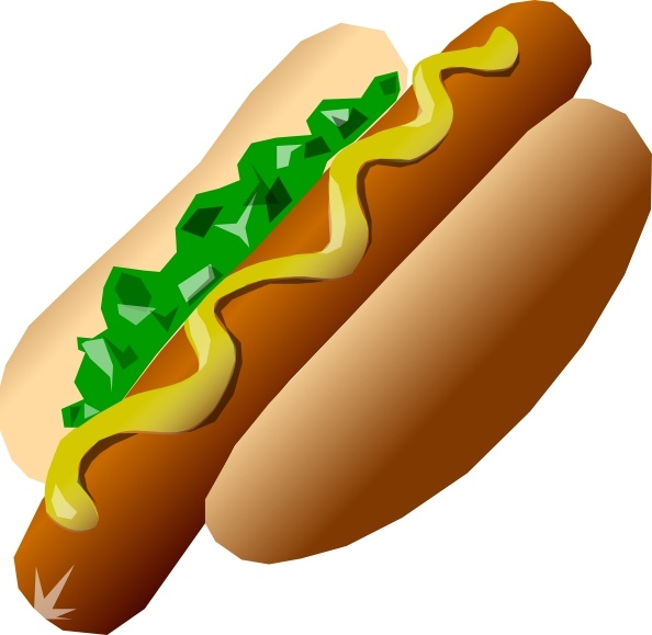 free clipart hot dogs - photo #1