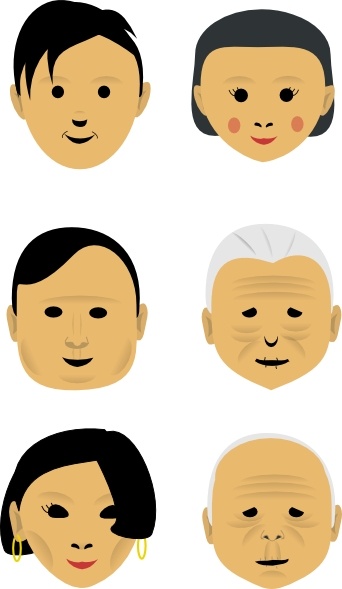 clipart of human heads - photo #20