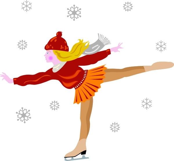 free clipart images ice skating - photo #2