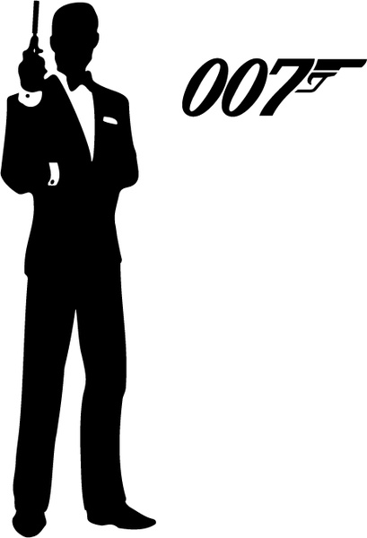 james bond 007 clipart - photo #3