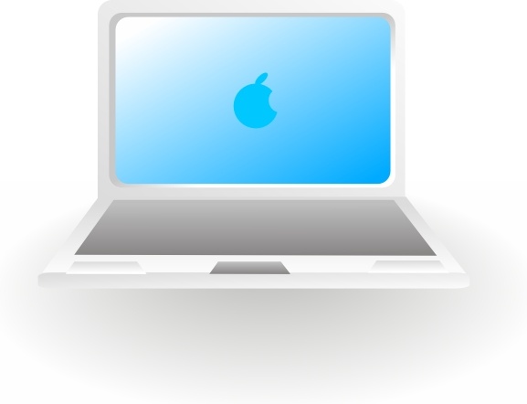 apple laptop clipart - photo #3