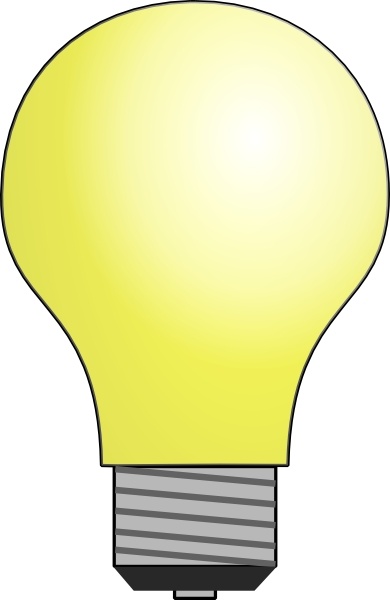 free clipart images light bulb - photo #17