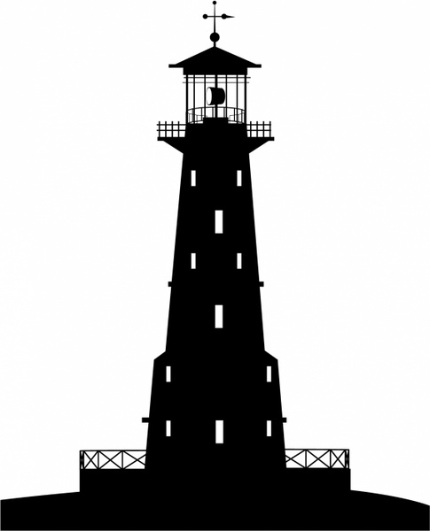 free lighthouse vector clip art - photo #16