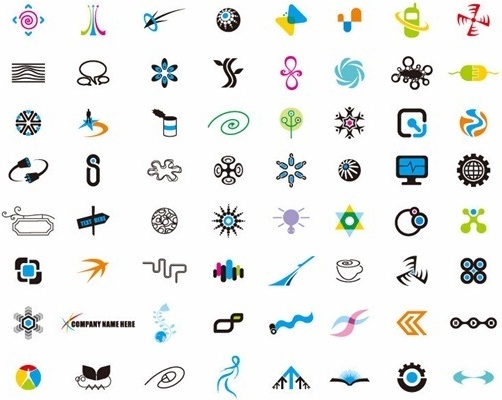 Free Logo Design Templates on Logo Design Elements For Designer Vector Logo   Free Vector For Free