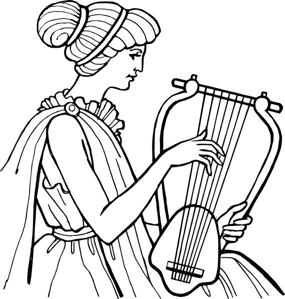 classical music clipart. Lyre Musical Instrument clip