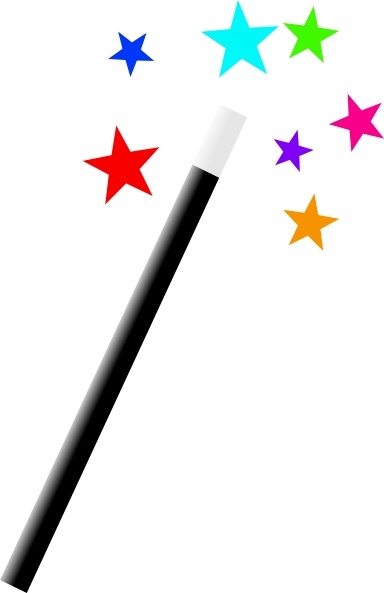 Magic Wand clip art Free vector in Open office drawing svg ( .svg