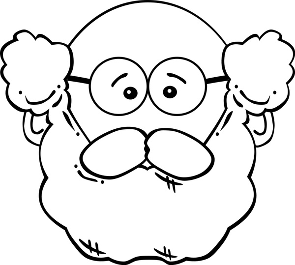 grumpy face clip art. Man Face Cartoon. Preview