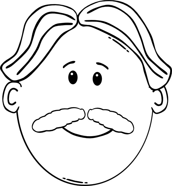 mans face coloring pages - photo #21