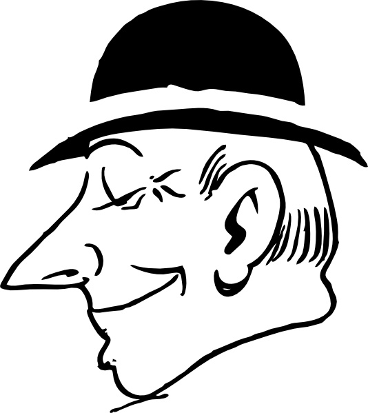 clipart man in hat - photo #8