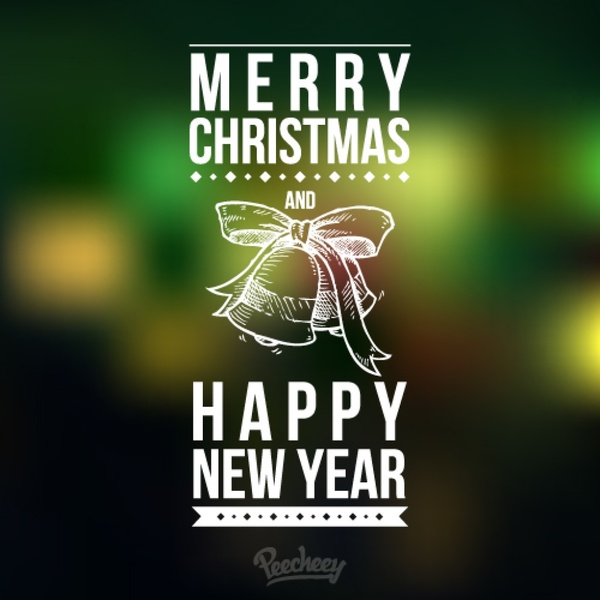merry christmas and happy new year clip art free - photo #25
