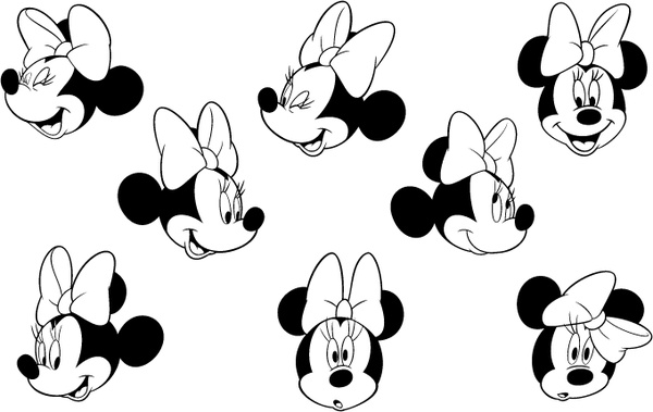 Vector Logos on Minnie Mouse 1 Vector Logo   Vectores Gratis Para Su Descarga Gratuita