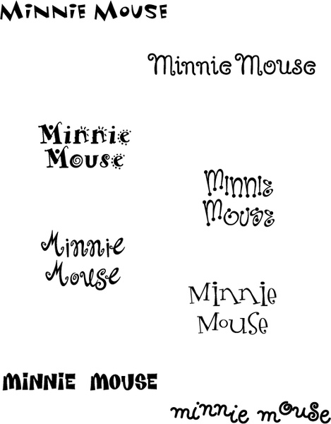 Free Vector Logo Download on Minnie Mouse 3 Vector Logo   Free Vector For Free Download