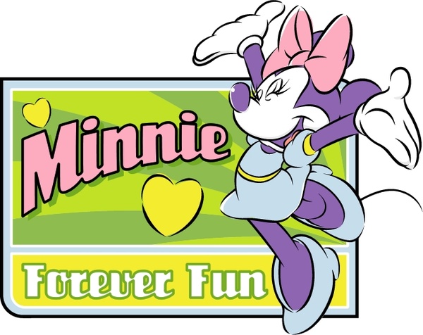 Free Download Vector on Minnie Mouse 5 Vector Logo   Free Vector For Free Download
