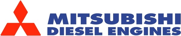 Mitsubishi on Mitsubishi Diesel Engines Vector Logo   Free Vector For Free Download