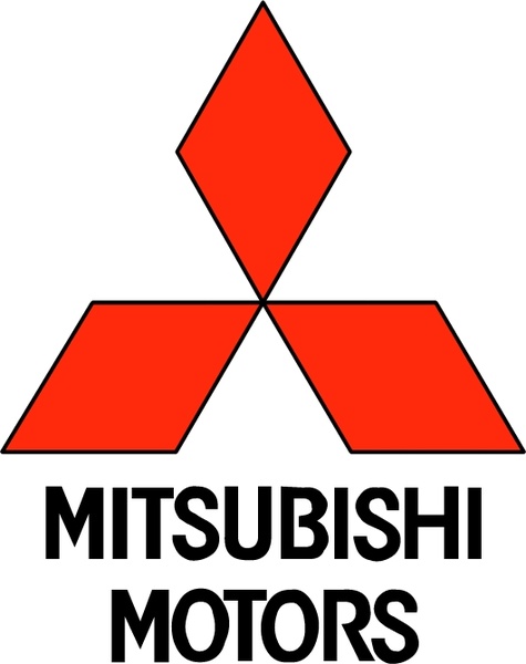 Mitsubishi on Mitsubishi Motors 0 Vector Logo   Free Vector For Free Download
