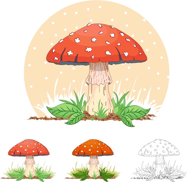 vector free download mushroom - photo #28