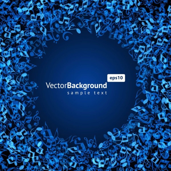Background Music Download on Music Keys Blue Background 03 Vector Vector Background   Free Vector