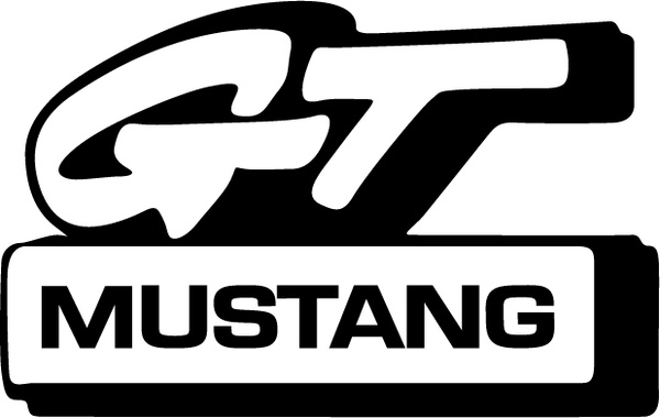 mustang logo vector. mustang gt 0 Vector logo