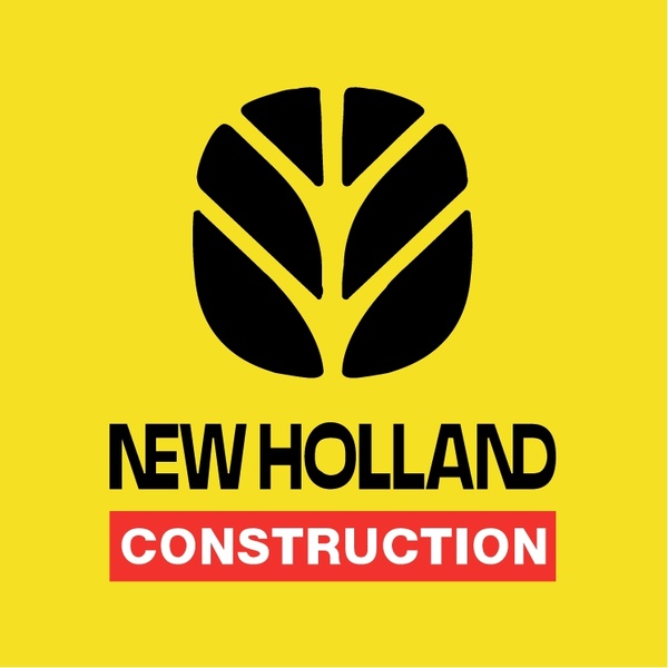 bâtiment brique: New holland construction logo vector