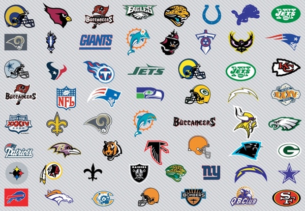 NFL Equipo Logos vectoriales