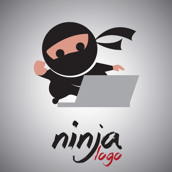 Ninja logo Free vector in Encapsulated PostScript eps ...
