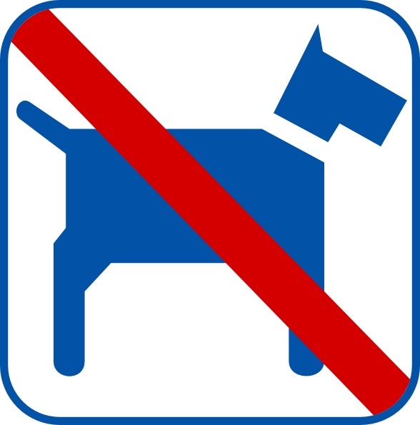 free clipart no dogs allowed - photo #48