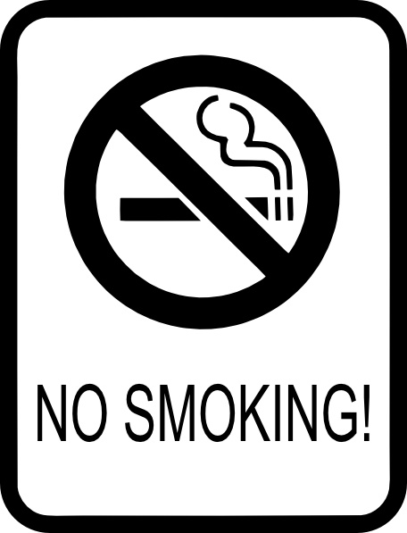 clipart no smoking signs - photo #9