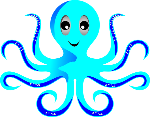 octopus clipart vector pack - photo #9