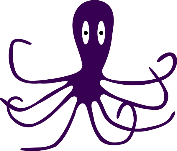 Octopus clip art. Preview